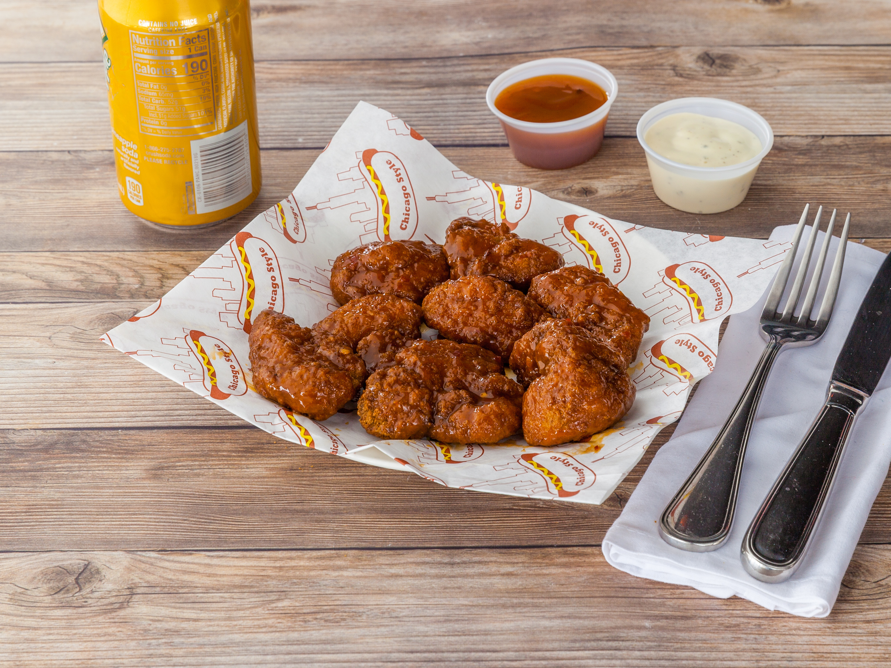 Order Boneless Wings food online from The Burger Life store, Naperville on bringmethat.com