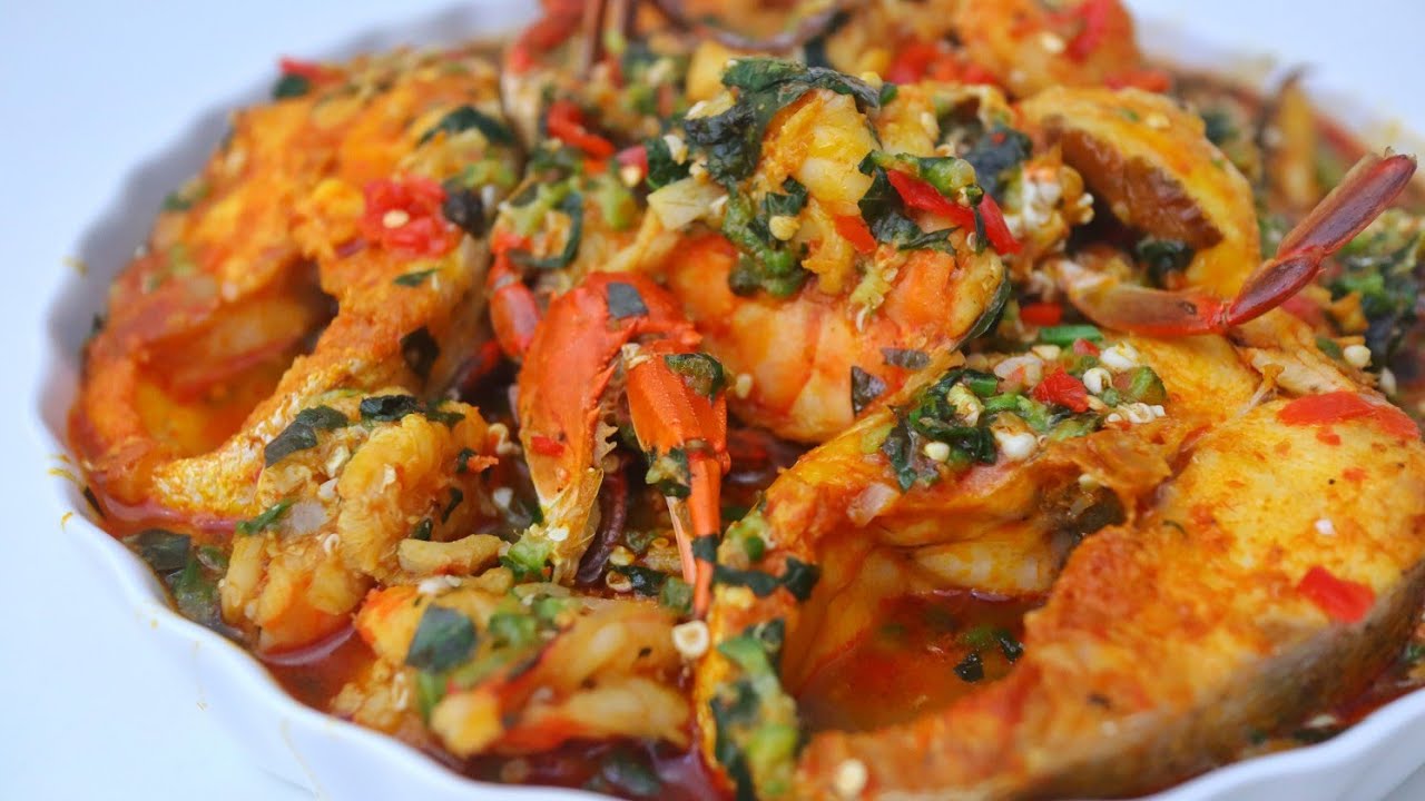 Order Seafood Okro Meal  food online from The Jollof Buka store, Indianapolis on bringmethat.com