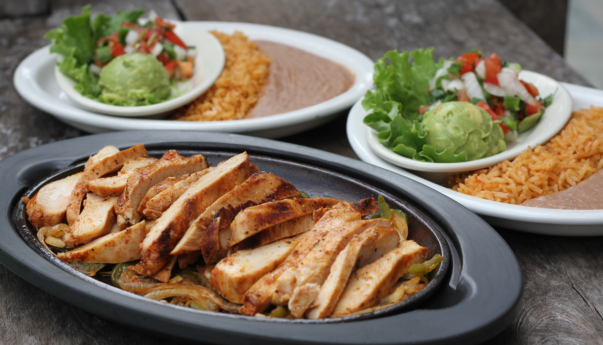 Order Fajitas For 2 food online from El Toro Mexican Restaurant store, La Porte on bringmethat.com