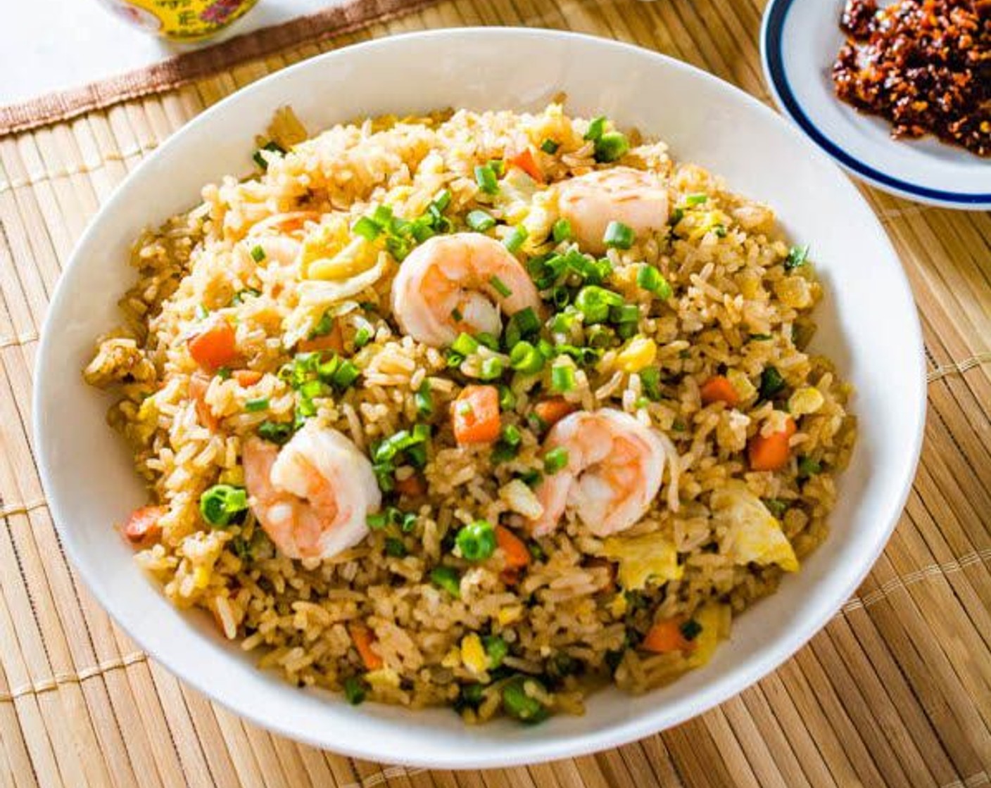 Order 22. Shrimp Fried Rice food online from Asian Buffet store, Cleburne on bringmethat.com