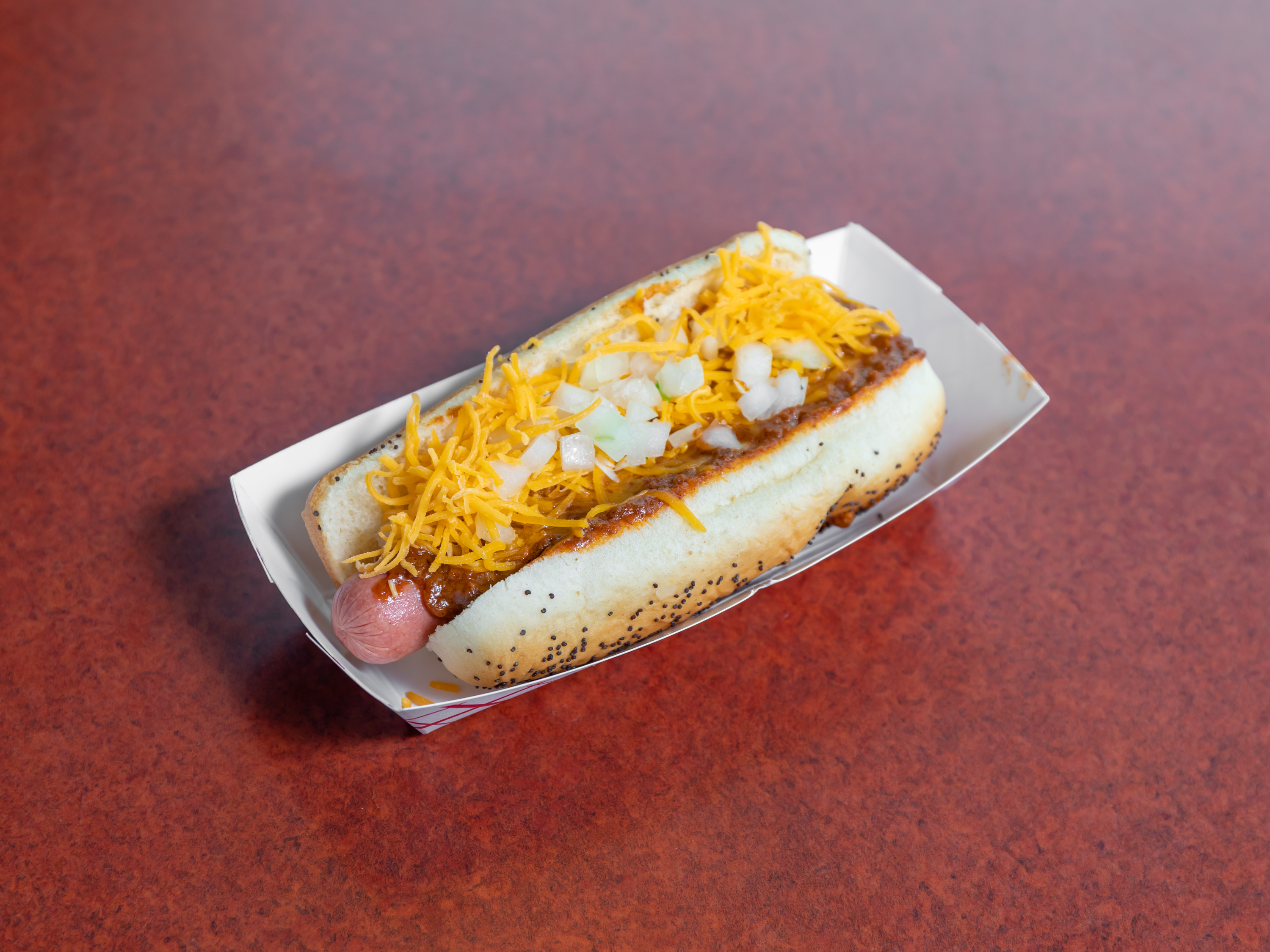 Order 6" Chili Dawg  food online from Dr Dawg store, Glendale on bringmethat.com