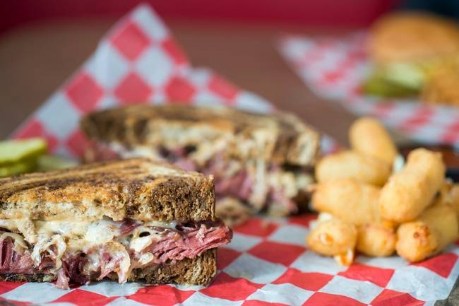 Order Monk's Classic Reuben food online from Monk's Bar & Grill - Middleton store, Middleton on bringmethat.com