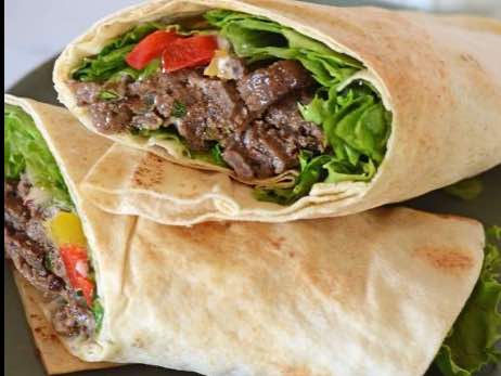 Order Beef Shawarma Sandwich food online from Oasis Fresh store, Chicago on bringmethat.com