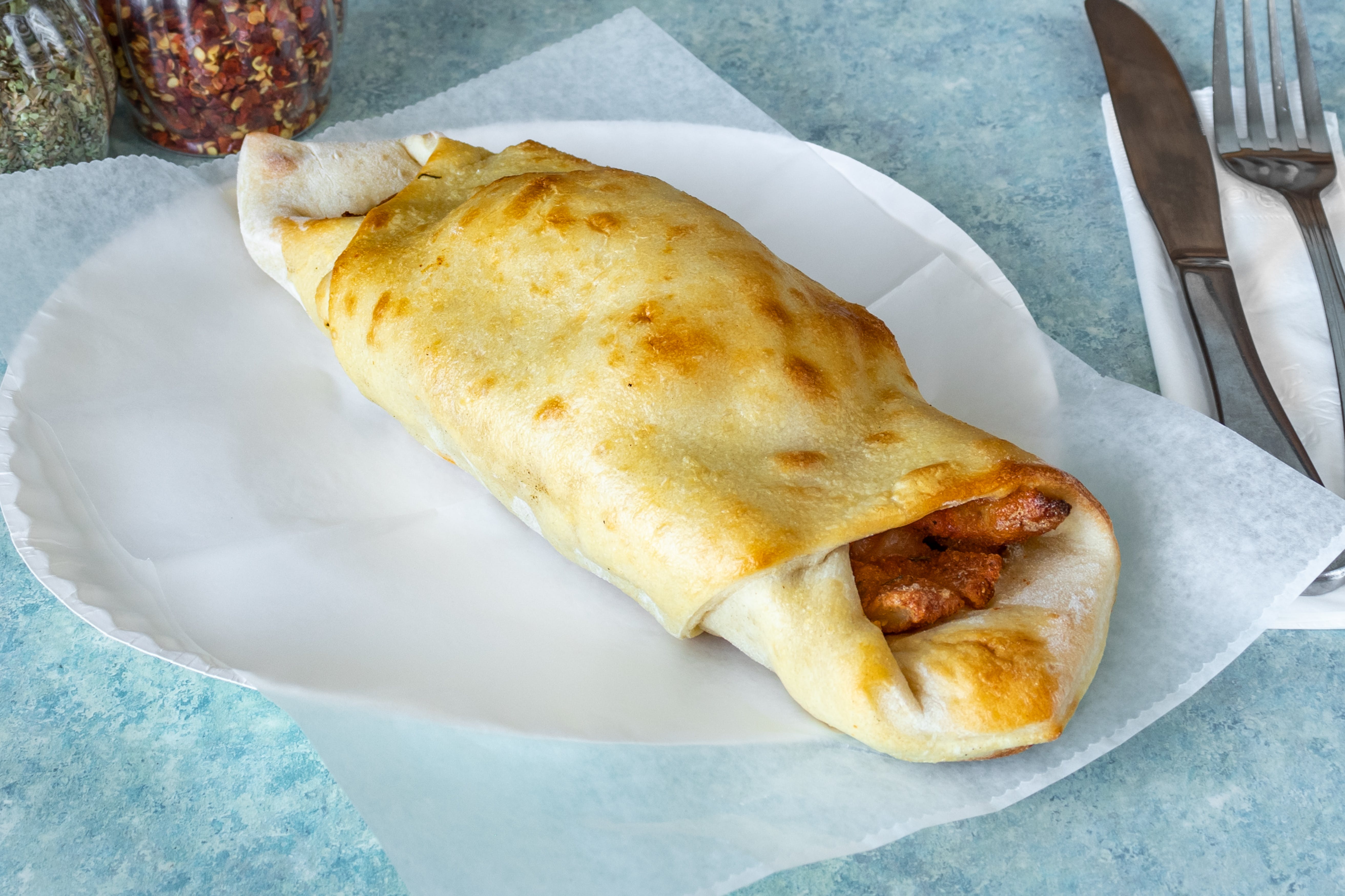Order Chicken Roll - Roll food online from Sinapi Pizzeria store, Brewster on bringmethat.com