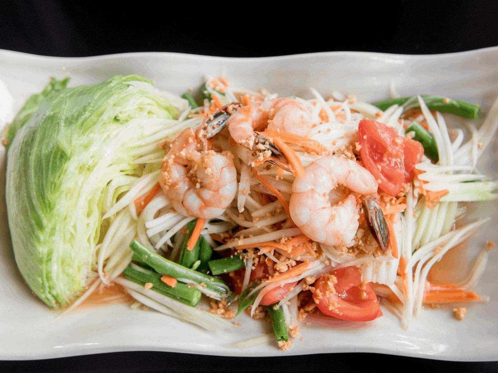 Order Papaya Salad food online from Thai Thani Kitchen store, Seattle on bringmethat.com