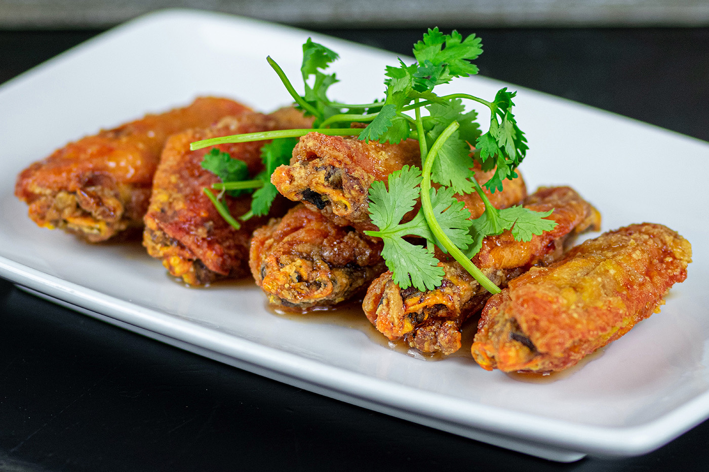 Order 14. Fried Chicken Wings - 6 pcs food online from Kv Noodle store, San Jose on bringmethat.com