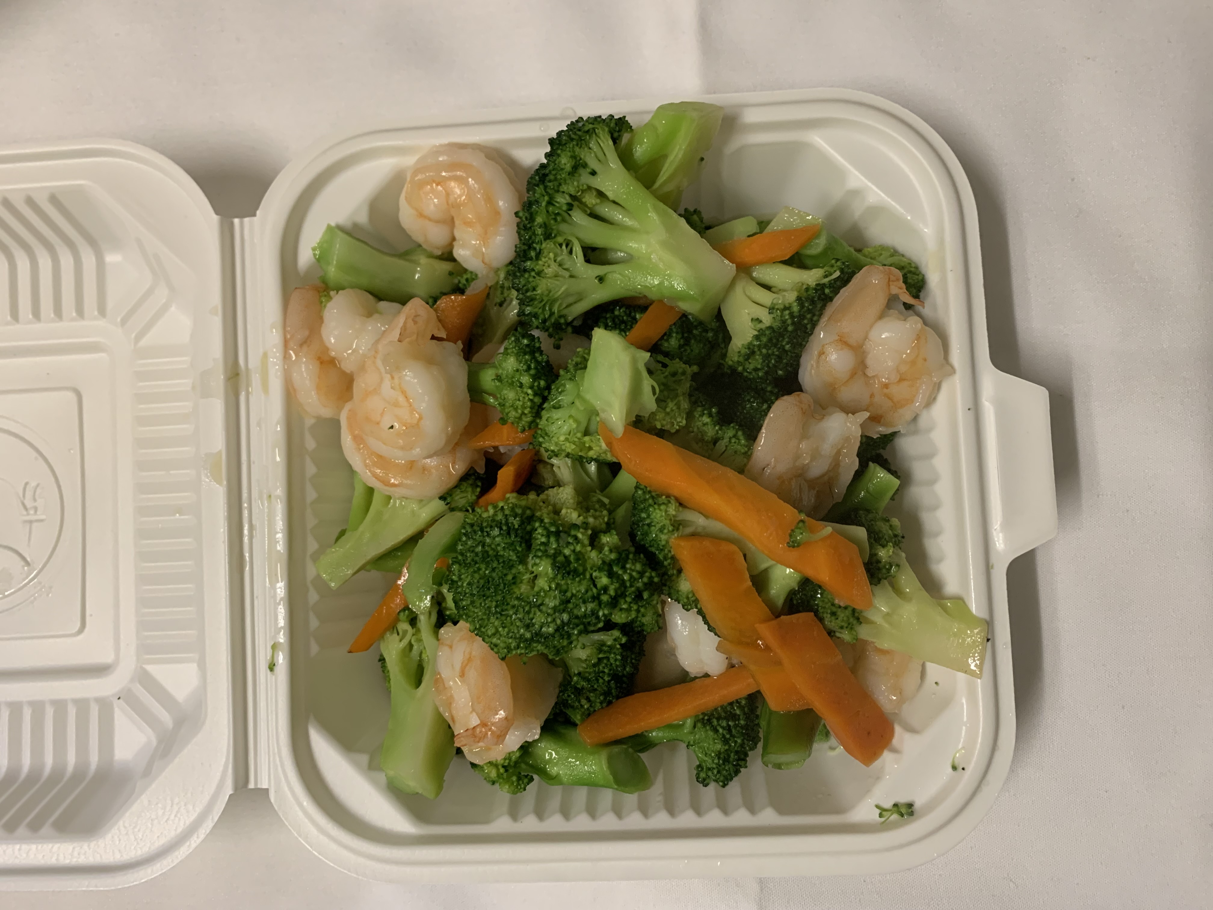 Order 509. Prawns With Broccoli西兰虾 food online from Maple Restaurant store, San Francisco on bringmethat.com