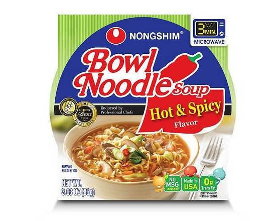 Order Nongshim Bowl Noodle Soup food online from Atlantis Fresh Market # 156 store, Stamford on bringmethat.com