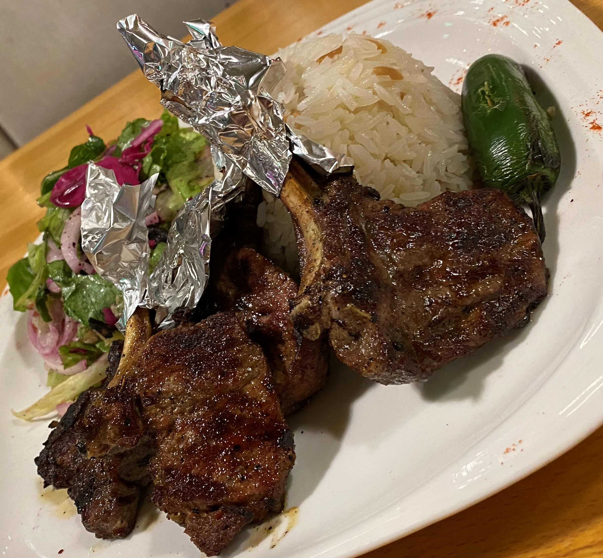 Order Lamb Chops food online from Zara Cafe Grill store, Staten Island on bringmethat.com