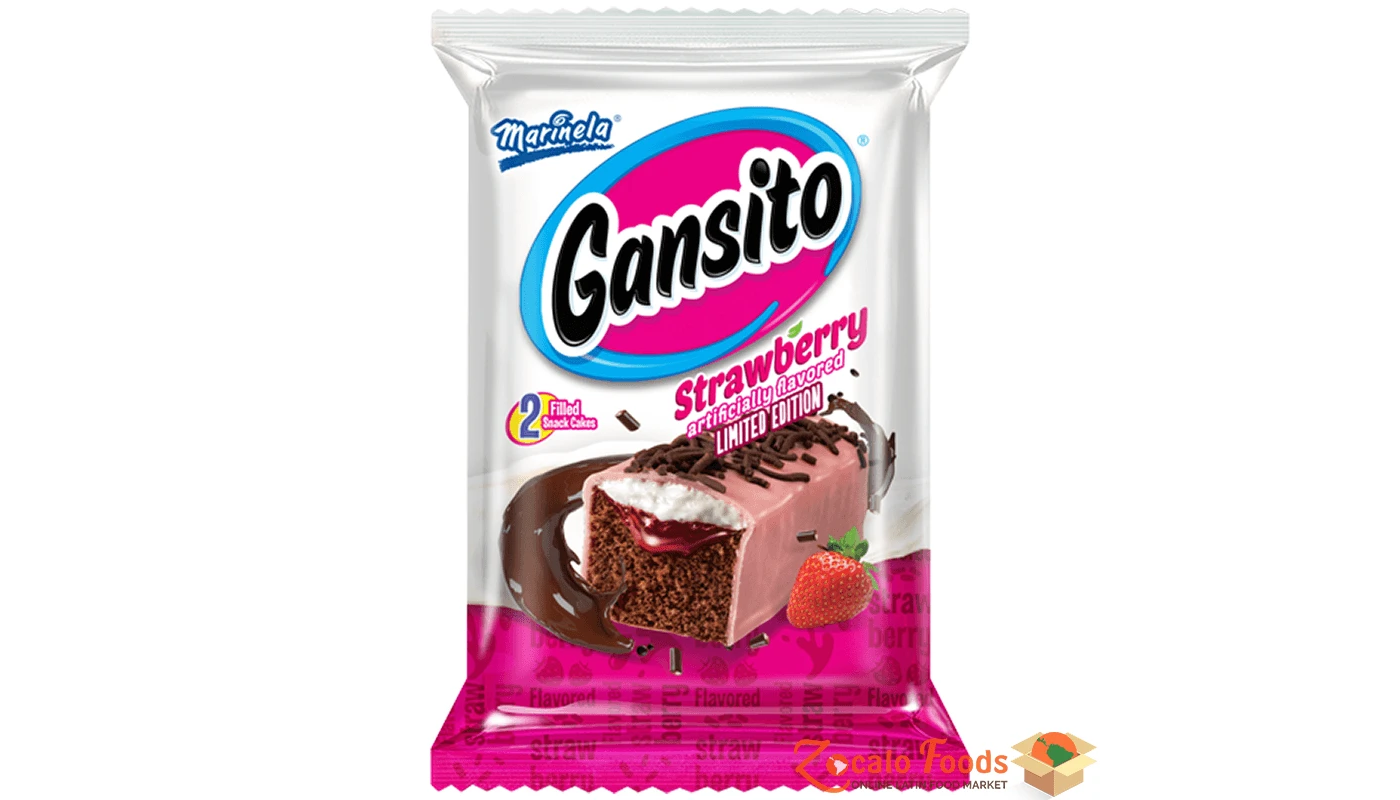 Order Marinela Gansito Strawberry Snack Cakes 3.53 oz food online from JR Food Mart store, Camarillo on bringmethat.com