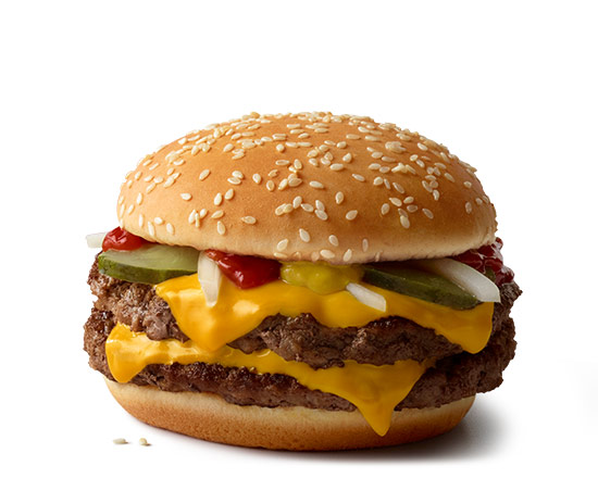Order Double Quarter With Cheese food online from Mcdonald'S® store, Oak Brook on bringmethat.com
