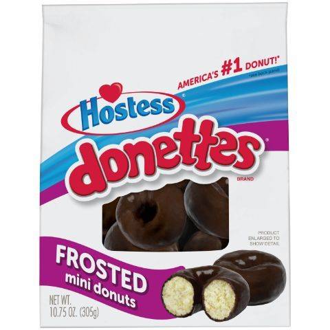 Order Hostess Donettes Chocolate Bag 10.75oz food online from 7-Eleven store, La Grange on bringmethat.com