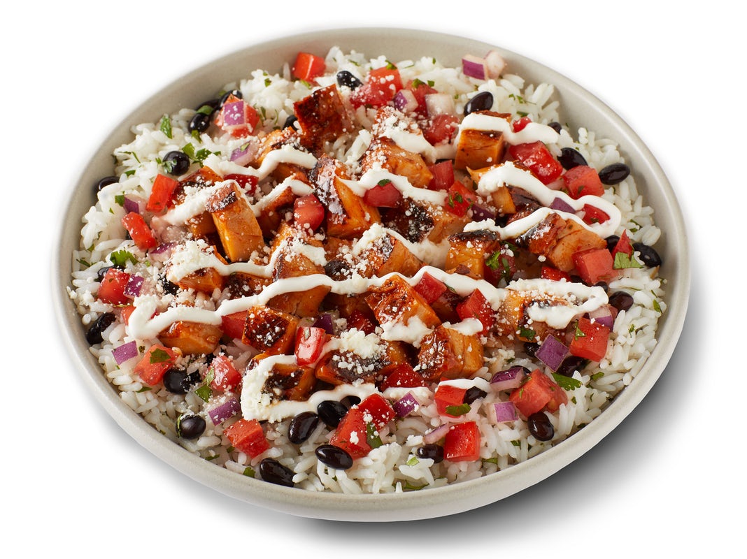 Order Cholula® Hot & Sweet Chicken Bowl food online from QDOBA Mexican Eats store, Saint Louis on bringmethat.com