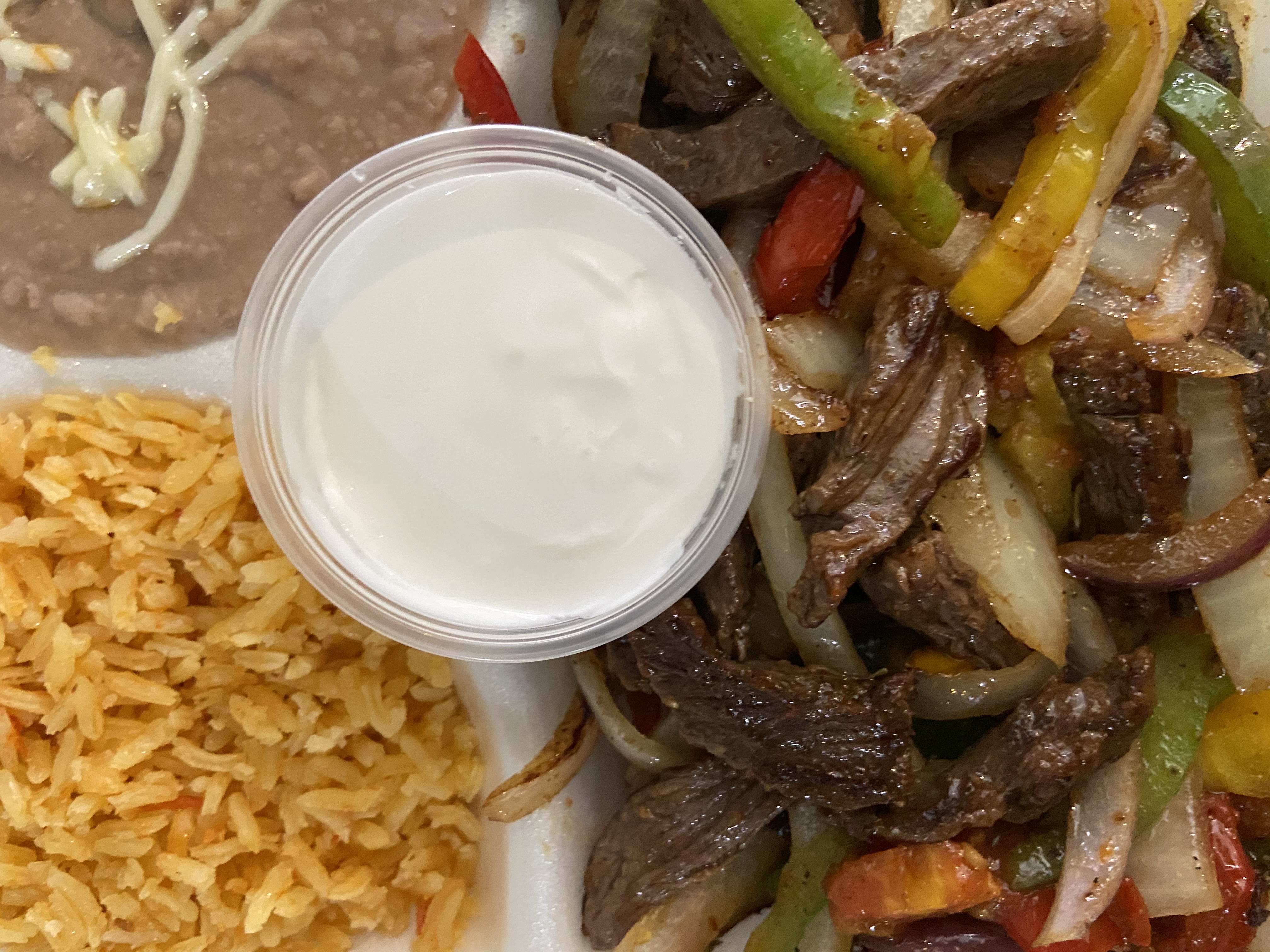 Order Steak Fajitas Plate LOW CARB food online from Papacito's mexican grille store, Chicago on bringmethat.com