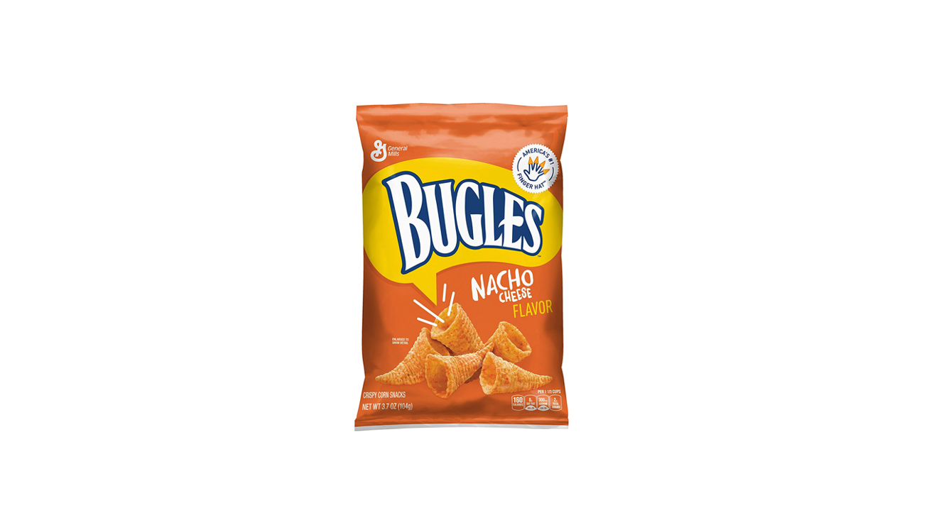 Order Bugles Nacho Cheese 3 oz food online from Rebel store, Tracy on bringmethat.com