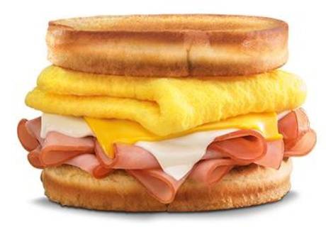 Order Frisco - Ham, Egg, and Cheese on Grilled Sourdough food online from Carl's Jr. store, Norman on bringmethat.com