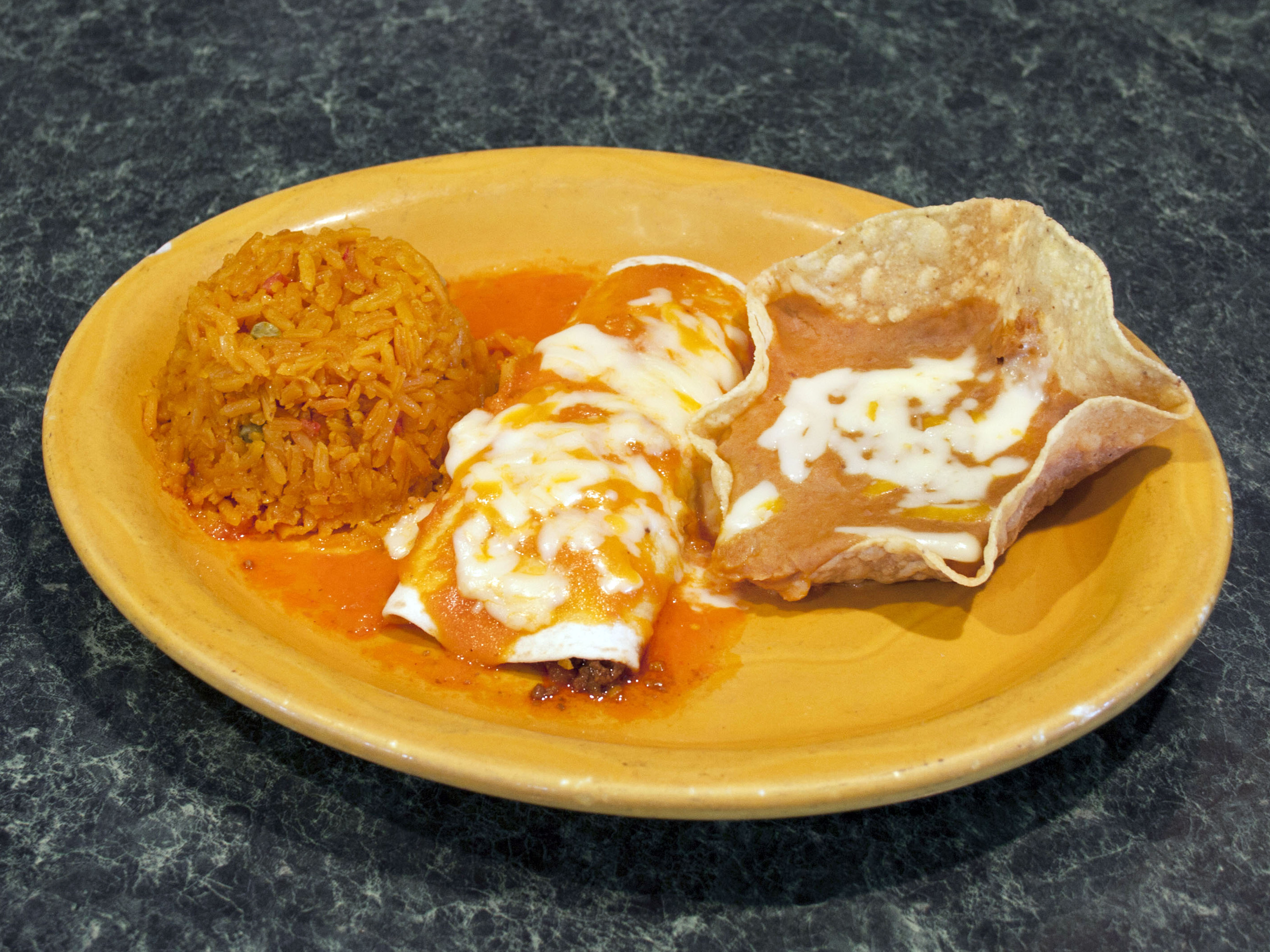 Order Kids Burrito food online from La Cascada Mexican Restaurant store, Logan on bringmethat.com