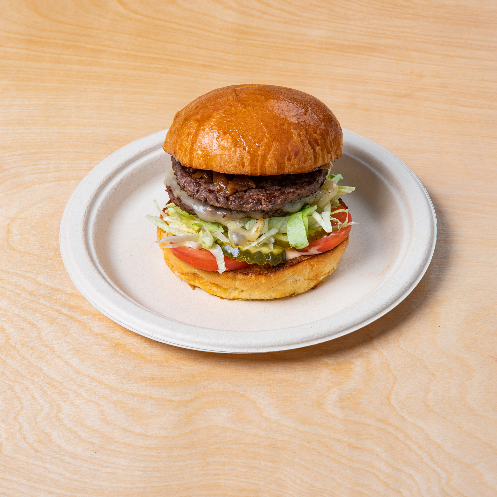 Order Grass Fed Burger food online from Green Tomato Grill store, Brea on bringmethat.com