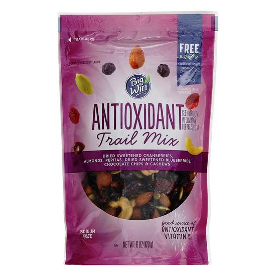Order Big Win Antioxidant Trail Mix (6 oz) food online from Rite Aid store, Yamhill County on bringmethat.com