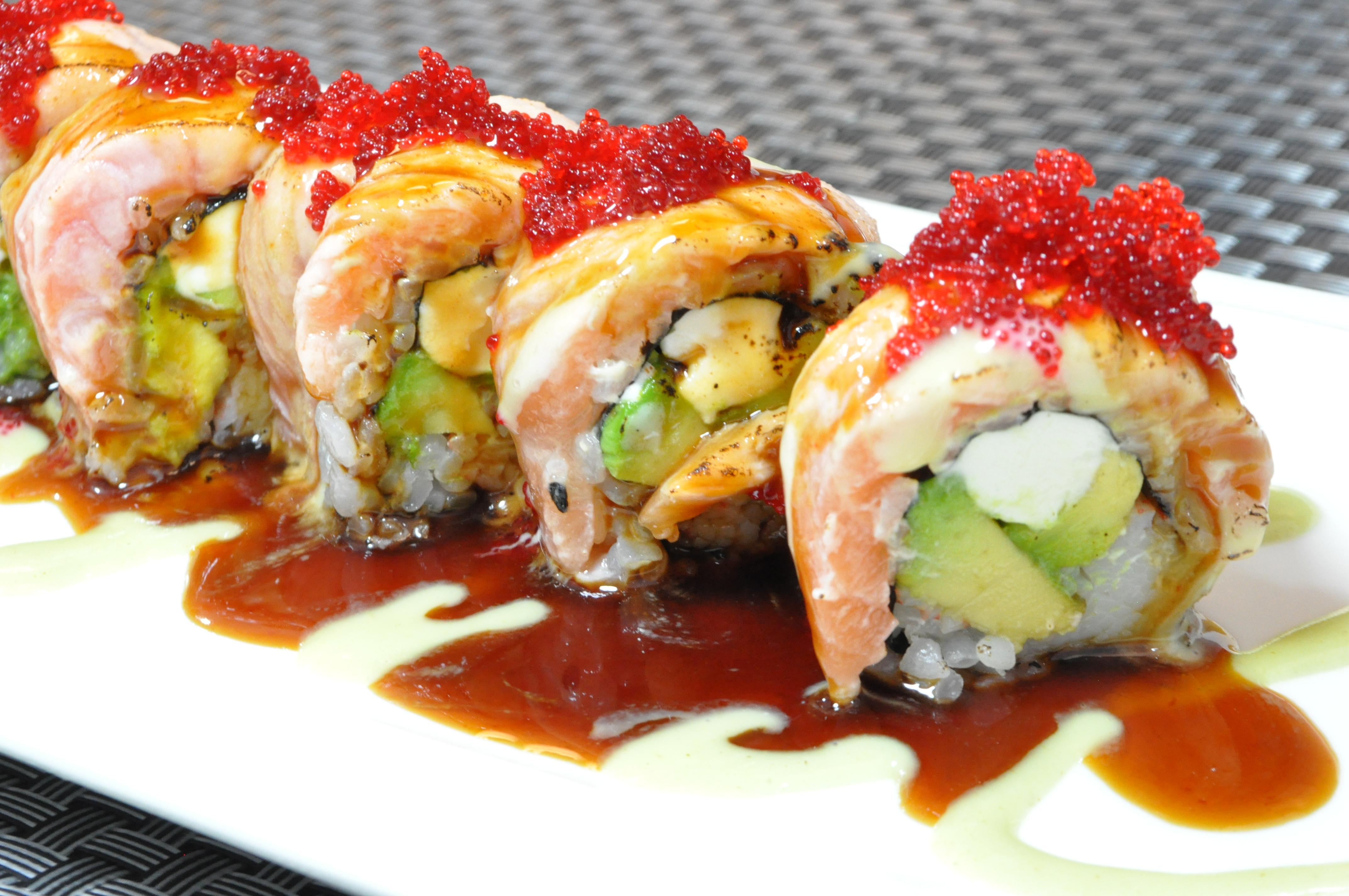 Order Fire Phoenix Roll food online from Sushi Taku store, Chicago on bringmethat.com
