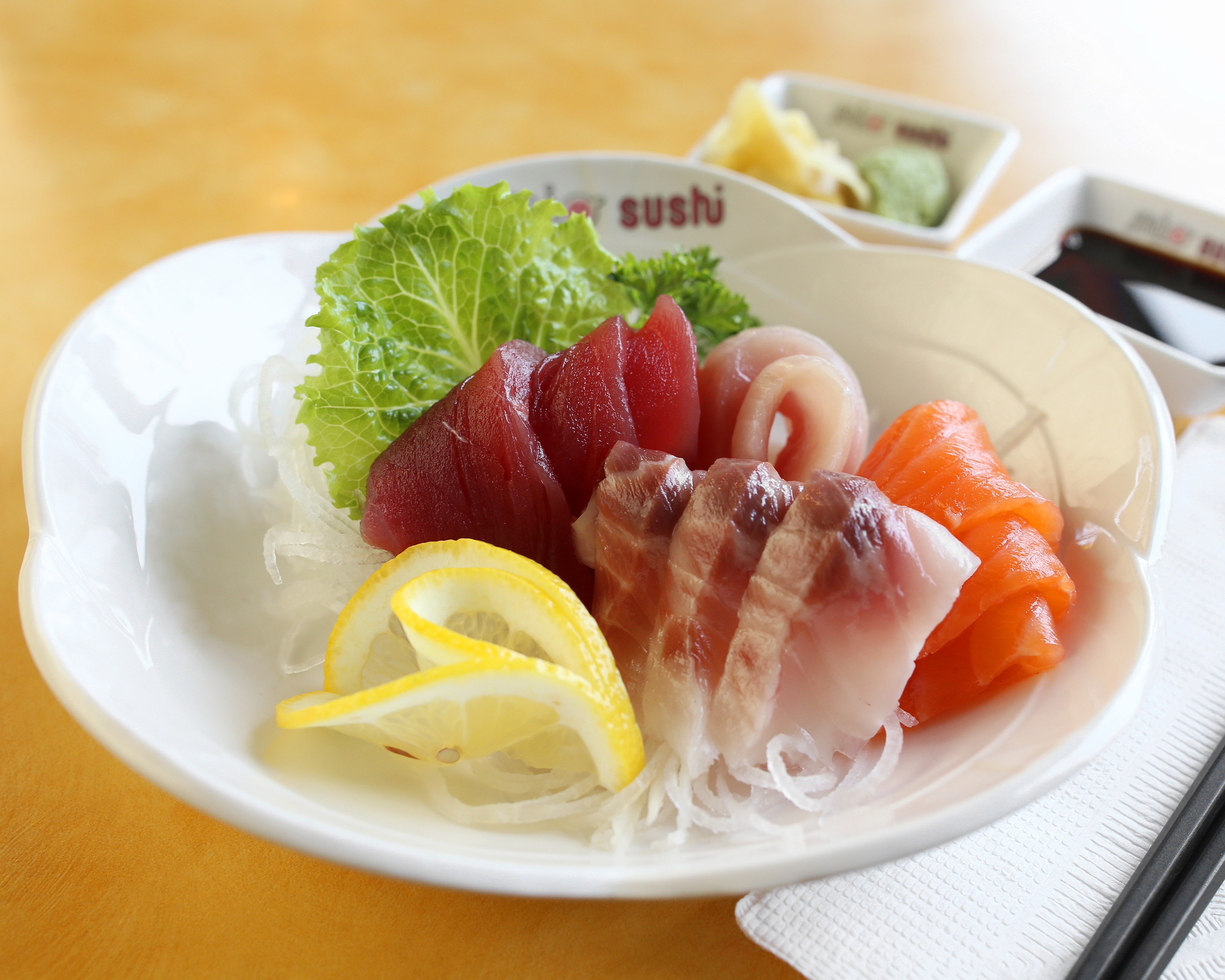 Order Sashimi Combo food online from Mio Sushi store, Beaverton on bringmethat.com