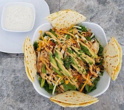 Order Southwest Quesadilla Salad food online from Jimmy's Egg store, Bixby on bringmethat.com