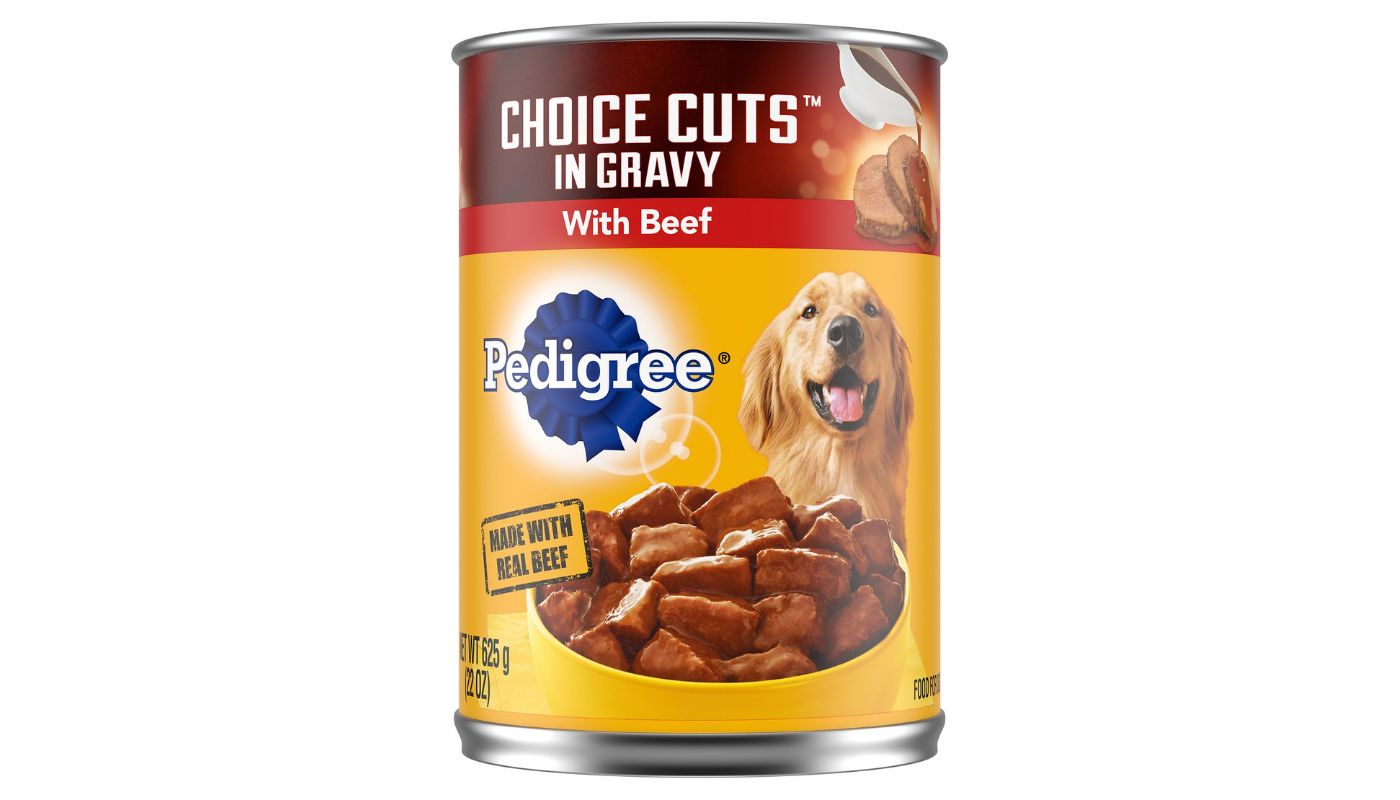 Order Pedigree Wet Dog Food (Choice Cuts In Gravy with Beef) 22 oz. Can food online from Plaza Market store, Baldwin Park on bringmethat.com