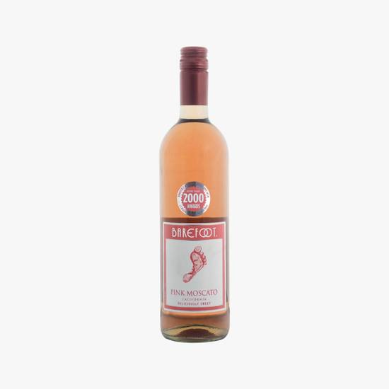 Order Barefoot Pink Moscato  food online from Chalet Liquor store, Huntington Beach on bringmethat.com