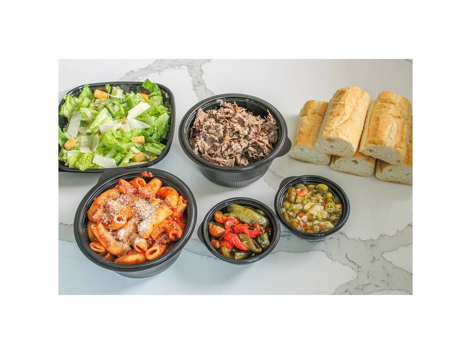 Order Beef & Rigatoni (5 Pack) food online from Buona - Orland Park store, Orland Park on bringmethat.com