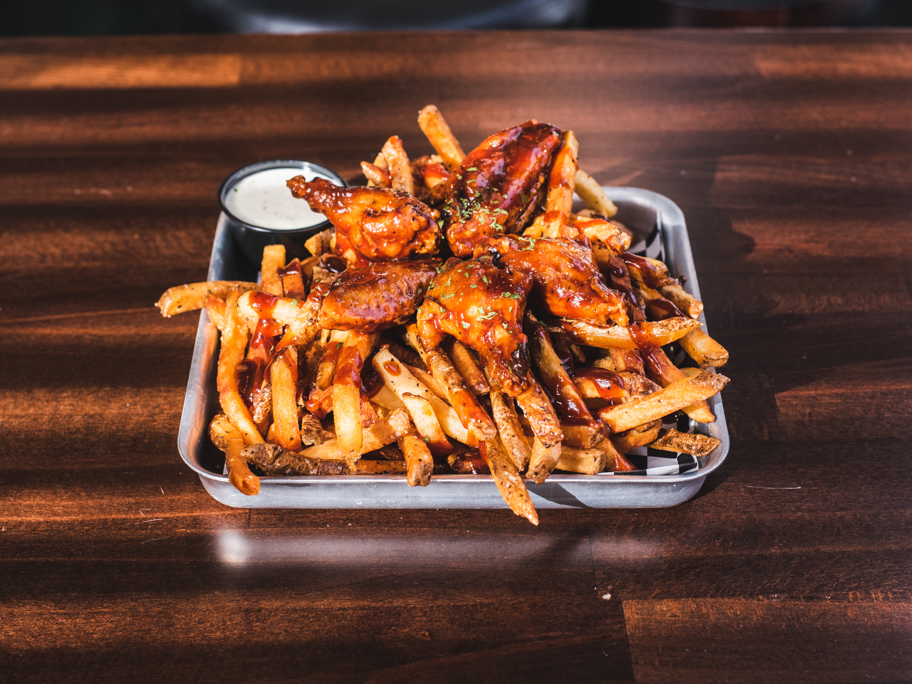 Order Wings and Fries food online from The Greyhound Bar & Grill store, Los Angeles on bringmethat.com