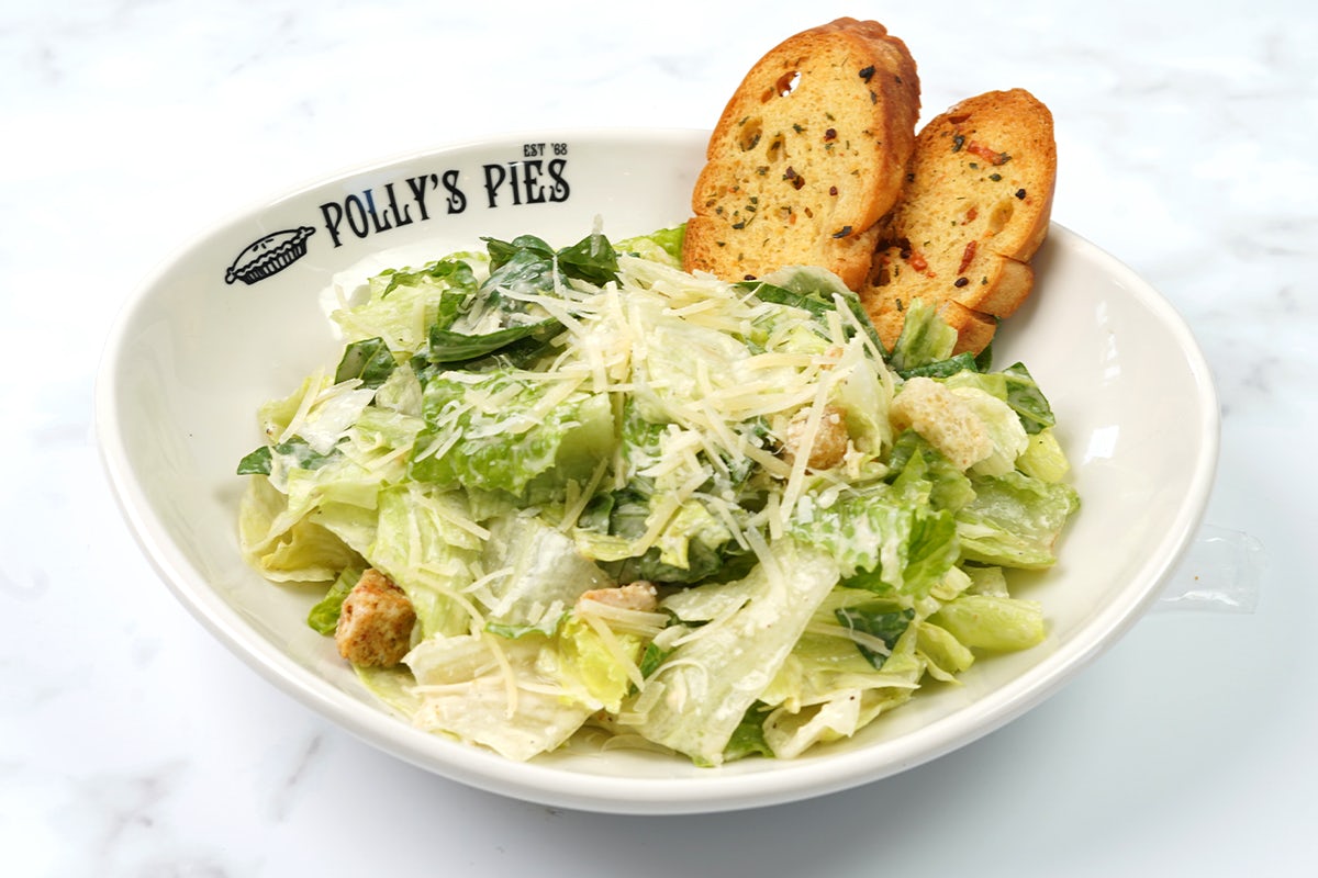 Order Caesar Salad food online from Polly's Pies Restaurant & Bakery store, Norco on bringmethat.com