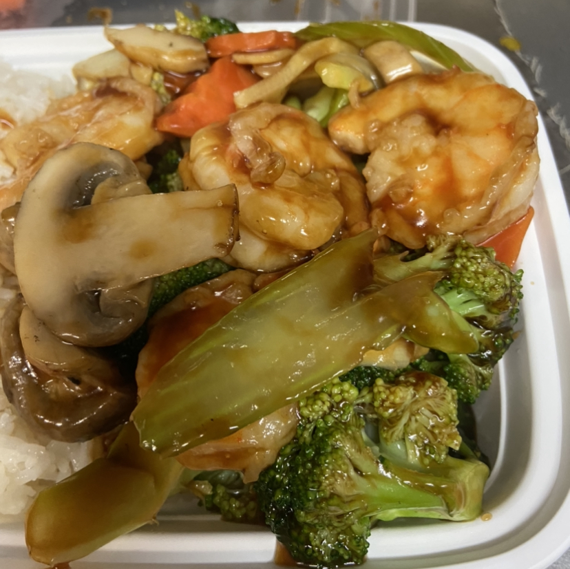 Order 80. Shrimp with Chinese Vegetable food online from New Jin Xin store, Brooklyn on bringmethat.com