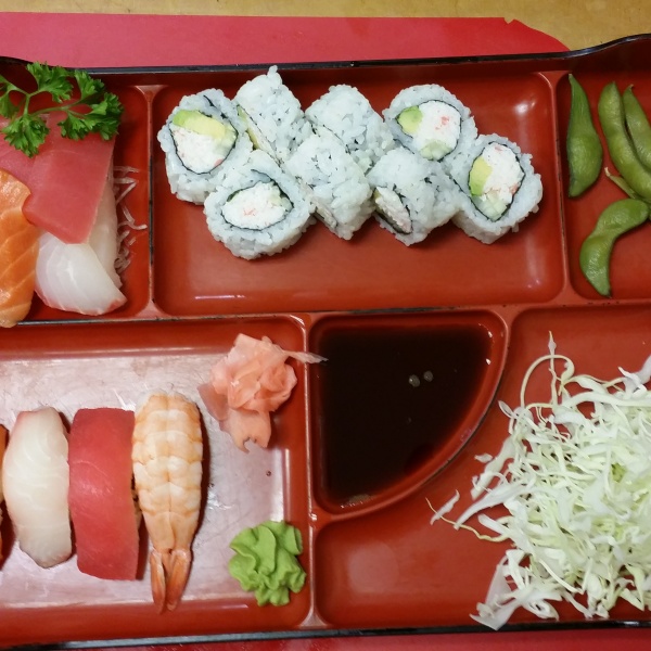 Order Sashimi Bento food online from JS Sushi store, Carrollton on bringmethat.com