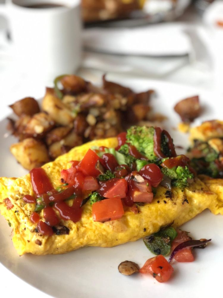 Order Veggie Omelet food online from The Benediction store, Rowland Heights on bringmethat.com