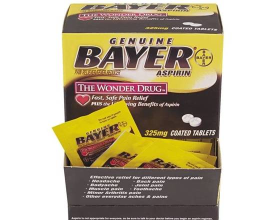 Order Bayer  325 mg Loose (2 Tablets) food online from Ctown Supermarkets store, Uniondale on bringmethat.com