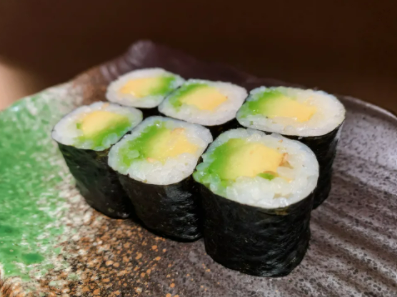 Order R2. Avocado Roll food online from Sushitoo Express store, Gibsonia on bringmethat.com