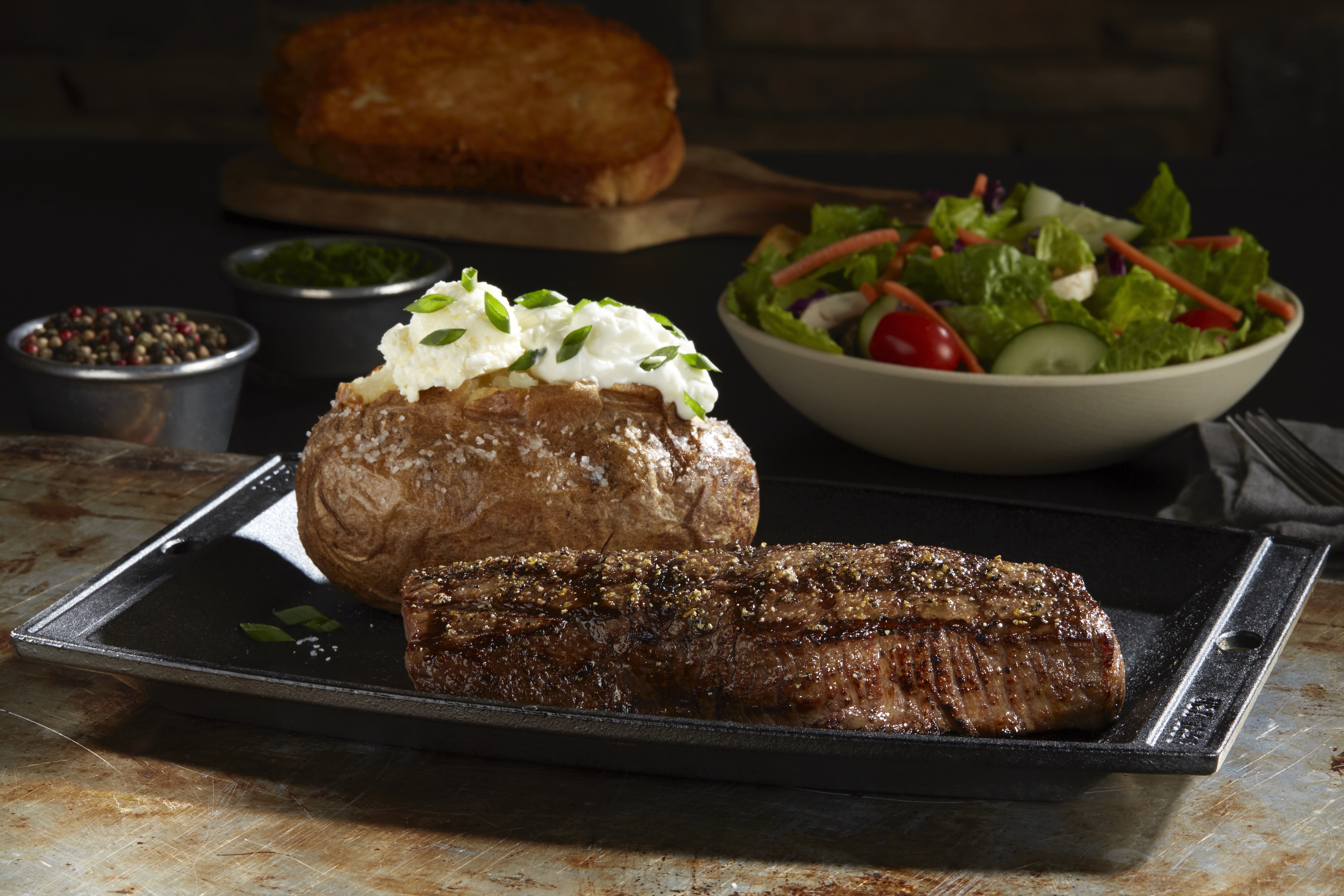 Order 8 oz. Tri-Tip Sirloin Steak food online from Sizzler store, Sparks on bringmethat.com