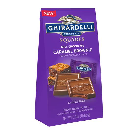 Order GHIRARDELLI Milk Chocolate Caramel Brownie Squares, 5.3 OZ Bag  food online from Cvs store, MARTINEZ on bringmethat.com