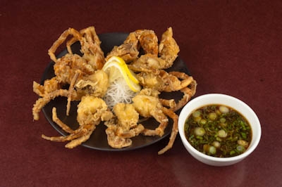 Order SOFT-SHELL CRAB food online from Sushi Zushi store, Dallas on bringmethat.com