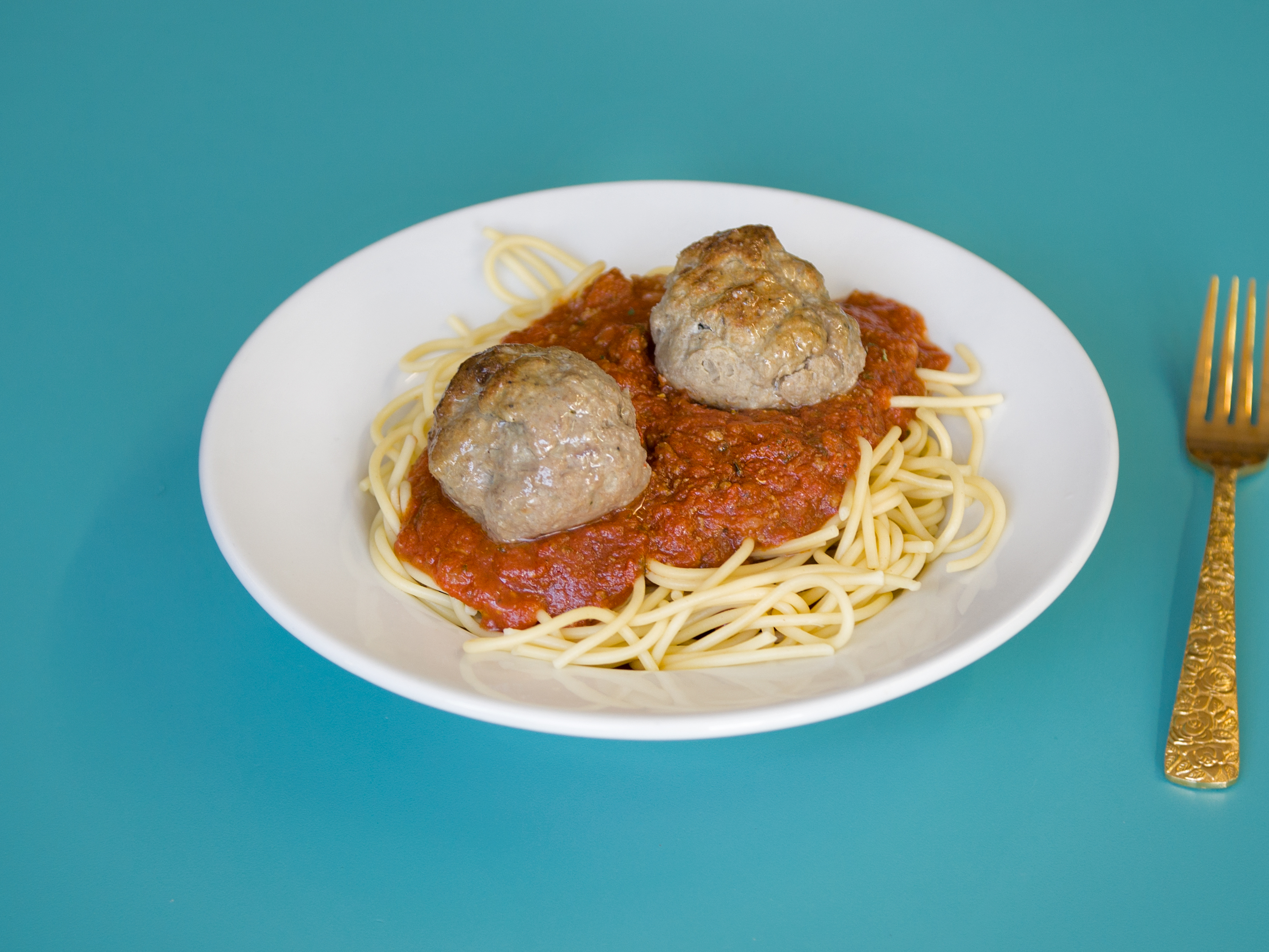Order Spaghetti with Meatballs food online from Andre Pizza store, Los Angeles on bringmethat.com