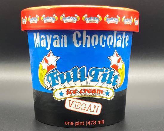 Order Vegan Mayan Chocolate (Pint) food online from Midnight Cookie Co store, Everett on bringmethat.com