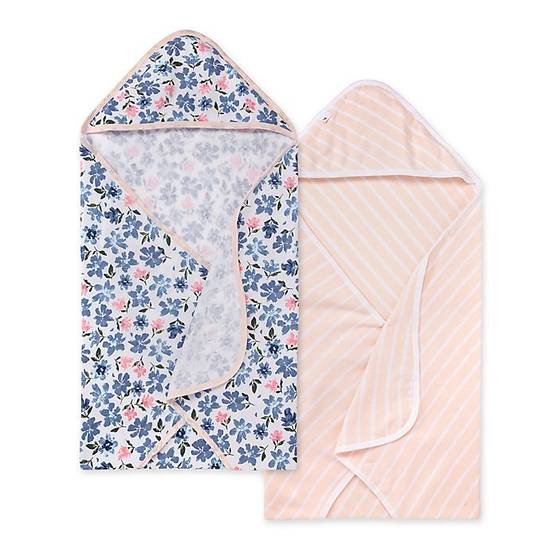 Order Burt's Bees Baby® 2-Pack Botanical Hooded Towels in Dawn food online from Bed Bath & Beyond store, Lancaster on bringmethat.com