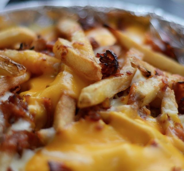 Order Bacon Cheesy Fries food online from Rock City Pizza store, Allston on bringmethat.com
