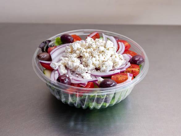Order Lg. Greek Salad food online from The Gyro Spot store, Manchester on bringmethat.com