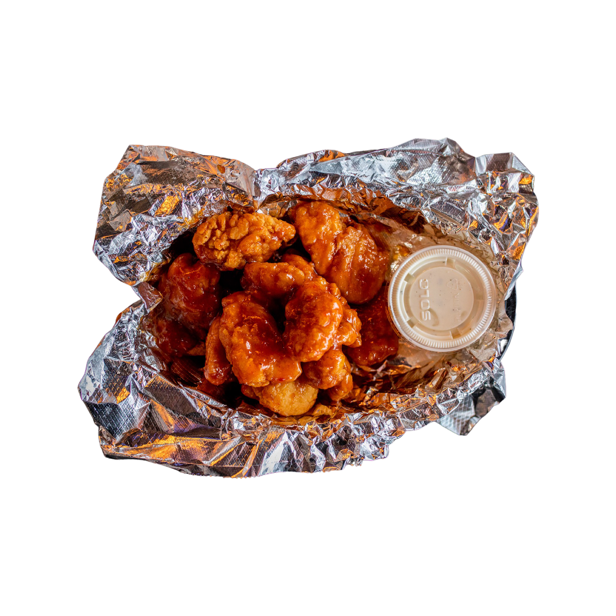 Order Small Boneless Wings food online from Crooked Feathers store, O'Fallon on bringmethat.com