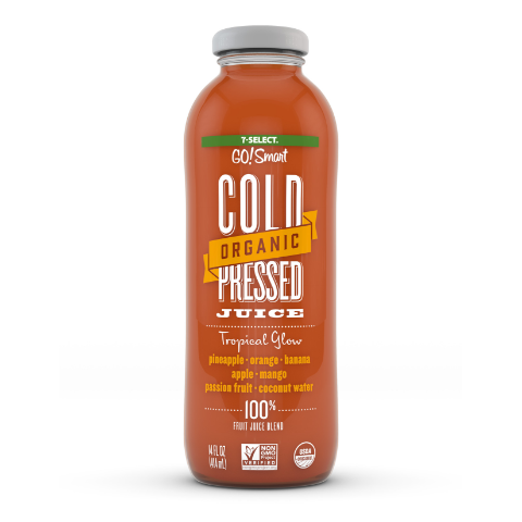 Order 7-Select Organic Cold Pressed Tropical Glow 14oz food online from 7-Eleven store, DeBary on bringmethat.com