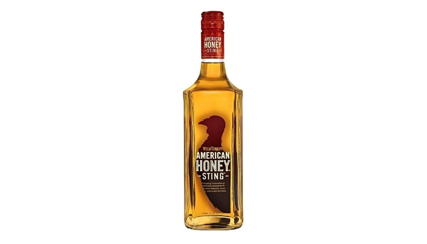 Order Wild Turkey American Honey Sting Liqueur 750mL food online from Spikes Bottle Shop store, Chico on bringmethat.com