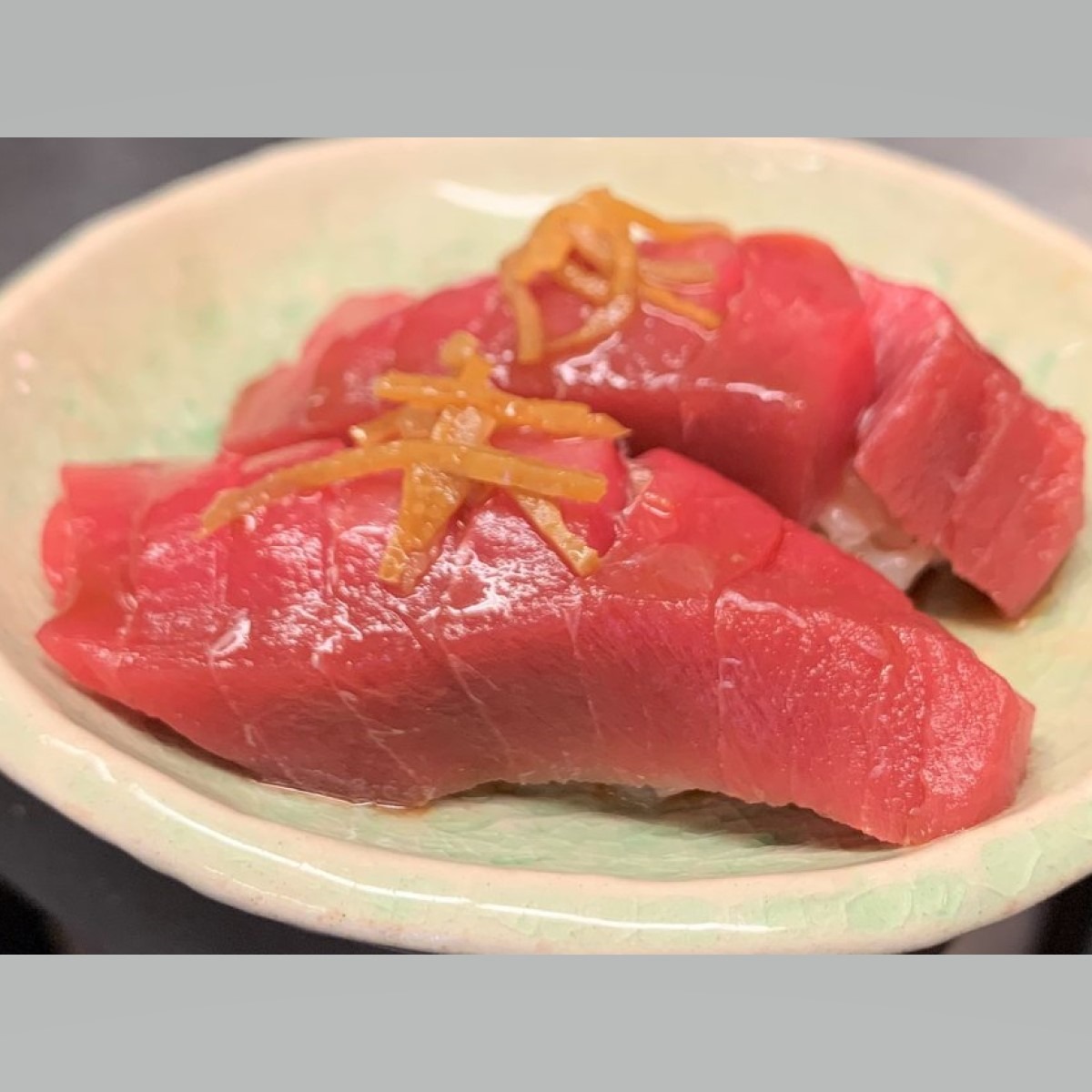 Order Marinated Tuna Sushi food online from Noshi Sushi store, Los Angeles on bringmethat.com