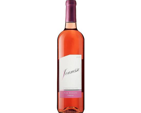 Order Jeunesse, Pink Moscato A Young Semi Sweet California  · 750 mL food online from House Of Wine store, New Rochelle on bringmethat.com
