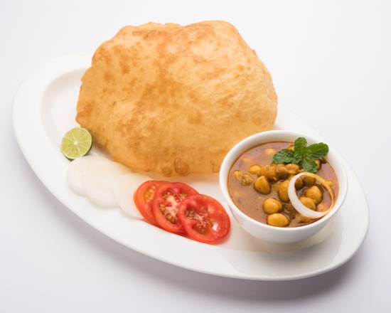 Order Chole Bhature food online from Vegetarian Indian Cafe store, Santa Clara on bringmethat.com